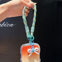 Nouvelle Lanière de Poignet Colorée avec Nœud pour Coque de Téléphone, Cordon Portable Anti-Perte pour Téléphone Mobile