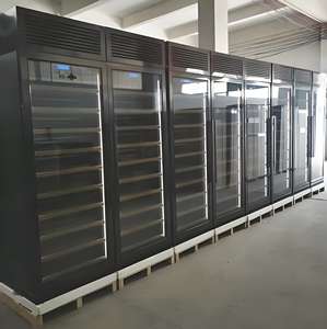 Refroidisseur de boissons à porte en verre en acier inoxydable sous le comptoir intégré avec refroidissement pour le stockage du - Product Image 6