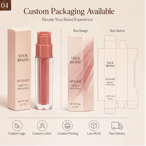 Natural <b>Lip</b> Plumping 5ml Red Hanging Ring Cap Cute Moisturizing <b>Lips</b> Gloss En Gros for Natural Look with Custom Logo - Product Image 4