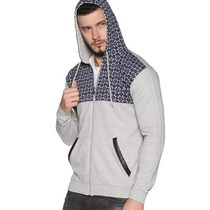 Ventes en gros de sweats à capuche à fermeture éclair personnalisés avec logo hip-hop, sweats à capuche surdimensionnés pour hommes, sweats d'hiver, 100% coton mélangé - Product Image 1