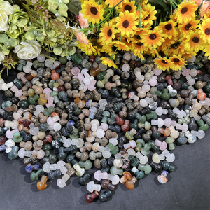 Tay Khắc 2 <span class=keywords><strong>Cm</strong></span> Vật Liệu Hỗn Hợp Nấm Tự Nhiên Tăng Thạch Anh Nấm Cho Chữa Bệnh Thiền - Product Image 3