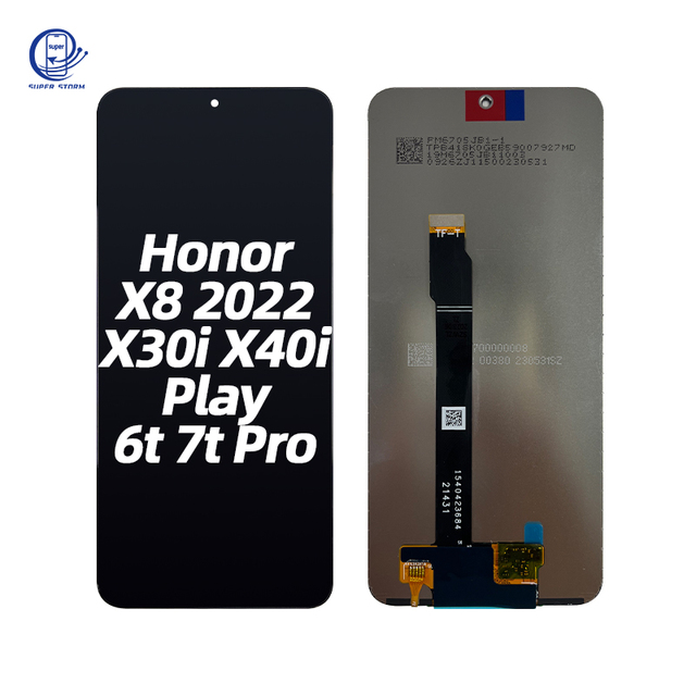 Original Mobile Phone LCDs for Honor Cell Phone LCD Display Touch Screen for Honor X8 2022 X30i X40i Play 6T 7T Pro