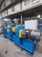 Mélangeur de caoutchouc industriel ouvert XK560, mélangeur de caoutchouc à deux rouleaux robuste pour ligne de production de pneus de moto, traitement du caoutchouc