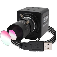 Cámara USB ELP 4K con Lente de 5-50 mm, Cámara Web 4K con Video HD de 3840x2160 para MAC/Windows/Linux/Raspberry Pi
