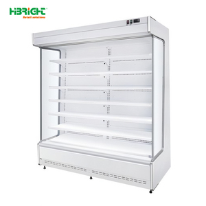 ตู้แช่เย็นแสดงสินค้าแบบเปิดหลายชั้นสีขาวสว่างสำหรับซูเปอร์มาร์เก็ต - Product Image 1