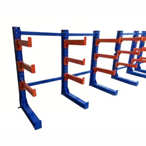 HongYun Heavy Duty <strong>Steel</strong> Cantilever Warehouse Rack Double-Sided Layout Powder Coated Surface Corrosion-Resistant Anti-Rust - Product Image 1