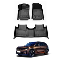 Tapis de sol noirs en TPE, protection anti-rayures pour véhicule, couvre-tapis TXR, accessoires intérieurs auto pour Renault Koleos 2024-