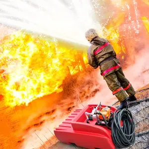 400L peralatan pemadam kebakaran aksesoris peralatan pemadam kebakaran tangki air penyimpanan plastik drum tangki penyimpanan air plastik