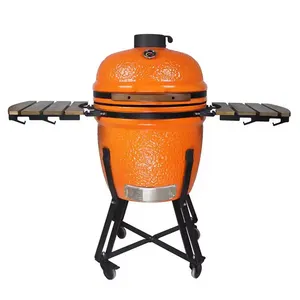 Hot Sale Factory Largest Portable Garden Kitchen Ceramic Grill Black Green Orange Metal Steel Stainless Outdoor Bbq Grills