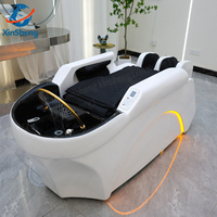 Chaise de shampooing électrique de luxe peut masser le dos et les jambes peut être personnalisé tête de couleur équipement de spa Chaise de shampooing pour salon