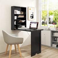 Bureau d'ordinateur flottant mural pliable, économie flottante, bureau mural multifonction, Table de bureau Convertible murale