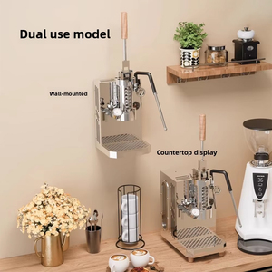 Machine à expresso à levier à ressort intégré à extraction rapide, chaudière à eau 1L, cafetière manuelle à pression, machine à café BH-2 Wall- - Product Image 5