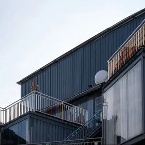 Maisons conteneurs en acier respirantes Rongyuan, construction rapide, modulaire, portable, démontable, bureau, <span class=keywords><strong>garage</strong></span>, villa, design moderne - Product Image 1