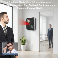 Machine de pointage par reconnaissance faciale et empreintes digitales à haute précision, anti-fraude, à reconnaissance rapide et haute efficacité