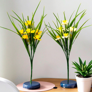 Foglie <span class=keywords><strong>di</strong></span> Riso e Grano Artificiali <span class=keywords><strong>di</strong></span> Alta Qualità, Fiori <span class=keywords><strong>di</strong></span> <span class=keywords><strong>Narciso</strong></span> Simulati, Vegetazione Artificiale Ecologica e Durevole per Laurea e Capodanno - Product Image 3