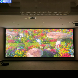 Pushunled tùy chỉnh 3D quảng cáo hiển thị giàn hiển thị đá cẩm thạch Dọc Kim Loại gạch mẫu giá showroom <span class=keywords><strong>LED</strong></span> màn hình trong nhà - Product Image 5