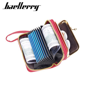 กระเป๋าใส่เหรียญผู้หญิง Baellerry รุ่นมินิ สีดำ ลายลิ้นจี่ ซิปปิด ขนาดกะทัดรัด ใส่บัตรได้ ใช้ได้ทุกวัน - Product Image 3