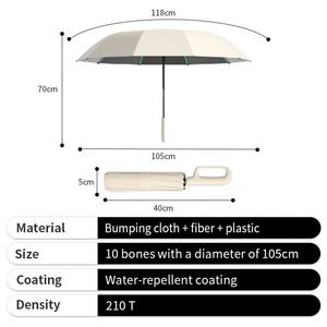 Fully Automatic Reverse Folding Ring-<b>clip</b> Umbrella Double-stage Double-keel Reinforcement - Product Image 5