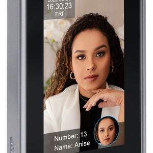 WiFi Face Recognition Cloud Time Attendance Machine Mobile App Notification Biometric Attendance System Office Employee <b>Tracking</b> - Product Image 3