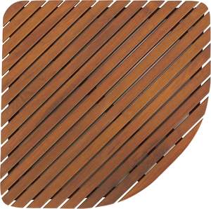 Tapis de bain antidérapant en bambou, tapis de douche en bois imperméable pour spa et sauna, tapis de salle de bain écologiques, alternative au tapis de bain, direct usine - Product Image 1