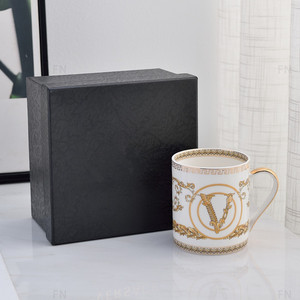 Bone China Ceramic <b>Mug</b> for Office Use Customized Color Logo High-end Tea Milk Cup 200-300ml Capacity Eco-Friendly Business <b>Gift</b> - Product Image 1