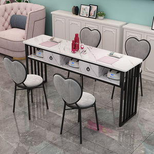 2025 Nail SPA <b>Small</b> Nail <b>Table</b> Simple Nail Care Manicure <b>Table</b> and Chair Set Combination - Product Image 1