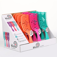 Brosse à bonbons, Logo personnalisé pour sèche-cheveux et volumateur, brosse de Massage à Air chaud, démêlante pour les cheveux, vente en gros
