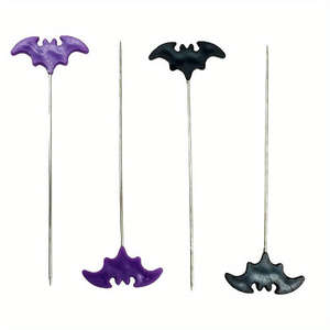 50 Piezas de Alfileres de Costura con Forma de Murciélago para Halloween, Agujas de Bordado y Costura para Manualidades y Decoraciones - Product Image 5