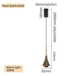 厨房酒店客厅卧室餐厅吊灯和吊灯的发光二极管线性吊坠北欧装饰照明 - Product Image 6