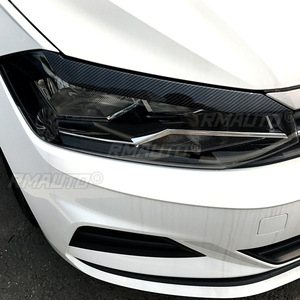 ชุดแต่งไฟหน้ารถยนต์ สำหรับ VW Polo 2019+  ฝาครอบไฟหน้า  ตกแต่งไฟหน้า  อุปกรณ์ตกแต่งรถยนต์ - Product Image 4