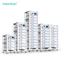 Batterie solaire Solarthon 100Ah empilable LiFePO4, système de stockage d'énergie solaire hybride tout-en-un