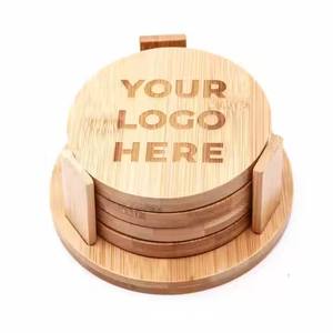 Tranches de bois personnalisées en bois naturel fin 10 cm rond carré populaire sous-verre en bois pour Redneck <span class=keywords><strong>Voda</strong></span> Caldwell's Pocket Shot - Product Image 5