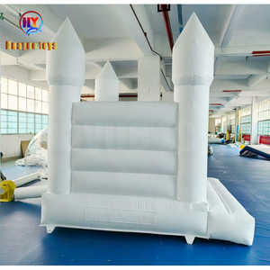 Château gonflable commercial de haute qualité 3x3m blanc pour mariage, idéal pour les événements - Product Image 3
