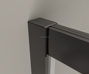 Venta directa caliente Popular ducha vidrio transparente precio de fábrica puerta corredera esmerilada baño 6mm Pantalla de ducha de vidrio transparente - Product Image 4