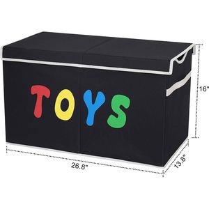 Grande boîte de rangement pour jouets d'enfants, bacs de rangement pliables et robustes avec couvercles - Product Image 3