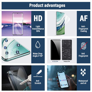 Pelindung Layar Hidrogel EPU dengan Anti Sidik Jari, Film HD Jernih 120x180mm untuk iPhone 16 & Samsung S24 - Product Image 2