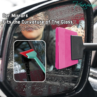 KUNAISI Raclette professionnelle légère en plastique et caoutchouc de haute qualité avec long manche, outil de teintage de vitres K-C-17 pour l'entretien automobile