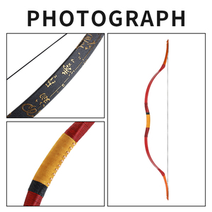 ธนูแบบดั้งเดิม SPG รุ่น Recurve Longbow สำหรับยิงธนู พร้อมลูกศรขนไก่งวง สำหรับยิงกลางแจ้ง ทำด้วยมืออย่างประณีต - Product Image 6