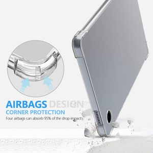 Clair Transparent Souple TPU <span class=keywords><strong>Tablette</strong></span> Couvre Cas <span class=keywords><strong>pour</strong></span> <span class=keywords><strong>Samsung</strong></span> Galaxy Tab A11 8.7 X133 X135 Quatre Coins Air Bags Pare-chocs Couverture Arrière - Product Image 4