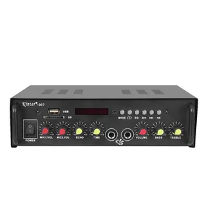 Amplifier Audio Kinter-007 90-240V BT Amplifier Rumah Daya Tinggi Premium