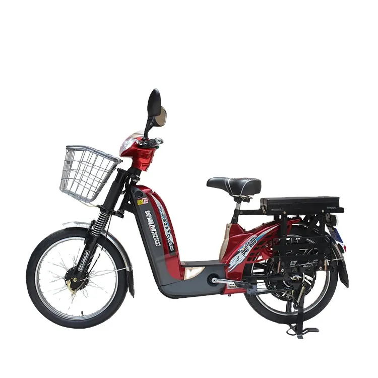 Top e bicicleta elétrica para mulheres ebike, 48v 350w, cidade, verde, poderoso, carga