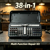 Jeu de tournevis à cliquet de précision, outils de réparation manuels multifonctionnels pour la maison, kit d'outils de réparation de vélo