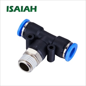Isah מותג מהיר איחוד צינור ישר מחבר pneumatic Pu הדחיפה ב אביזרי צינור פלסטיק - Product Image 6