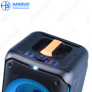 HANSUO HS-TS08M3-1 популярная звуковая панель 8 дюймов 40 Вт звуковая панель караоке Бумбокс небольшой портативный светодиодный динамик аудиосистема для домашнего кинотеатра - Product Image 4
