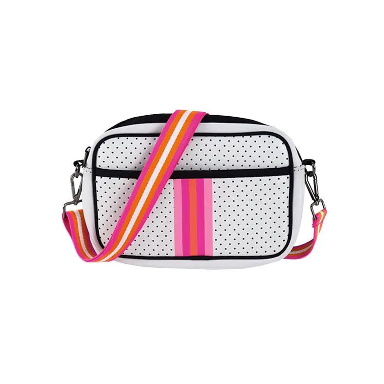 2022 New Style Damen Messenger Bags Benutzer definierte Reißverschluss-Druck kamera Luxus Designer Herren Neopren Umhängetasche Unisex Handtaschen