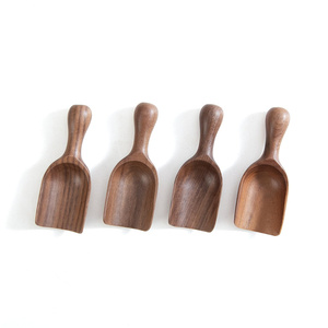 Misurini in legno di noce Premium per misurino vasetti di sale da bagno con condimento per caffè - Product Image 2