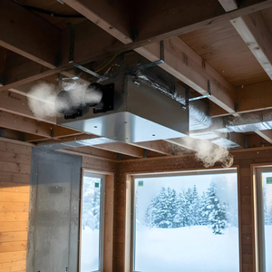 Ventilación Mecánica de Alta Eficiencia y Bajo Ruido con Recuperación de Calor MVHR ERV Sistema de Ventilación con Intercambio de Aire Fresco - Product Image 2