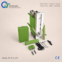 Machine de Pilates pliable en aluminium avec ressorts de résistance réglables pour la maison et le studio