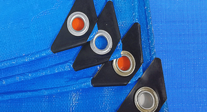 Bâche PE directe d'usine imperméable et ignifuge pour véhicules agricoles de camping avec boucles à <span class=keywords><strong>cliquet</strong></span> - Product Image 3