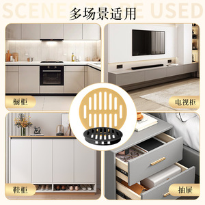 ฝาครอบระบายอากาศแบบตาข่ายพลาสติก ABS สำหรับเฟอร์นิเจอร์ ตู้ครัว เตาแก๊ส - Product Image 2